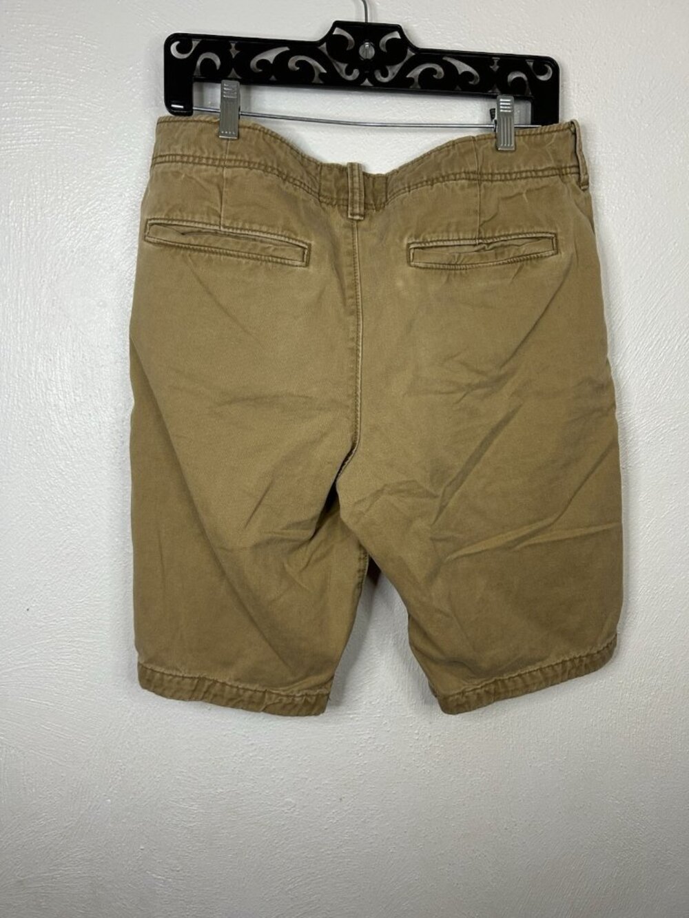 Hollister Cali Longboard Fit Chino Shorts Mens 30 Khaki Tan Tropical VTG Y2K - Picture 2 of 7